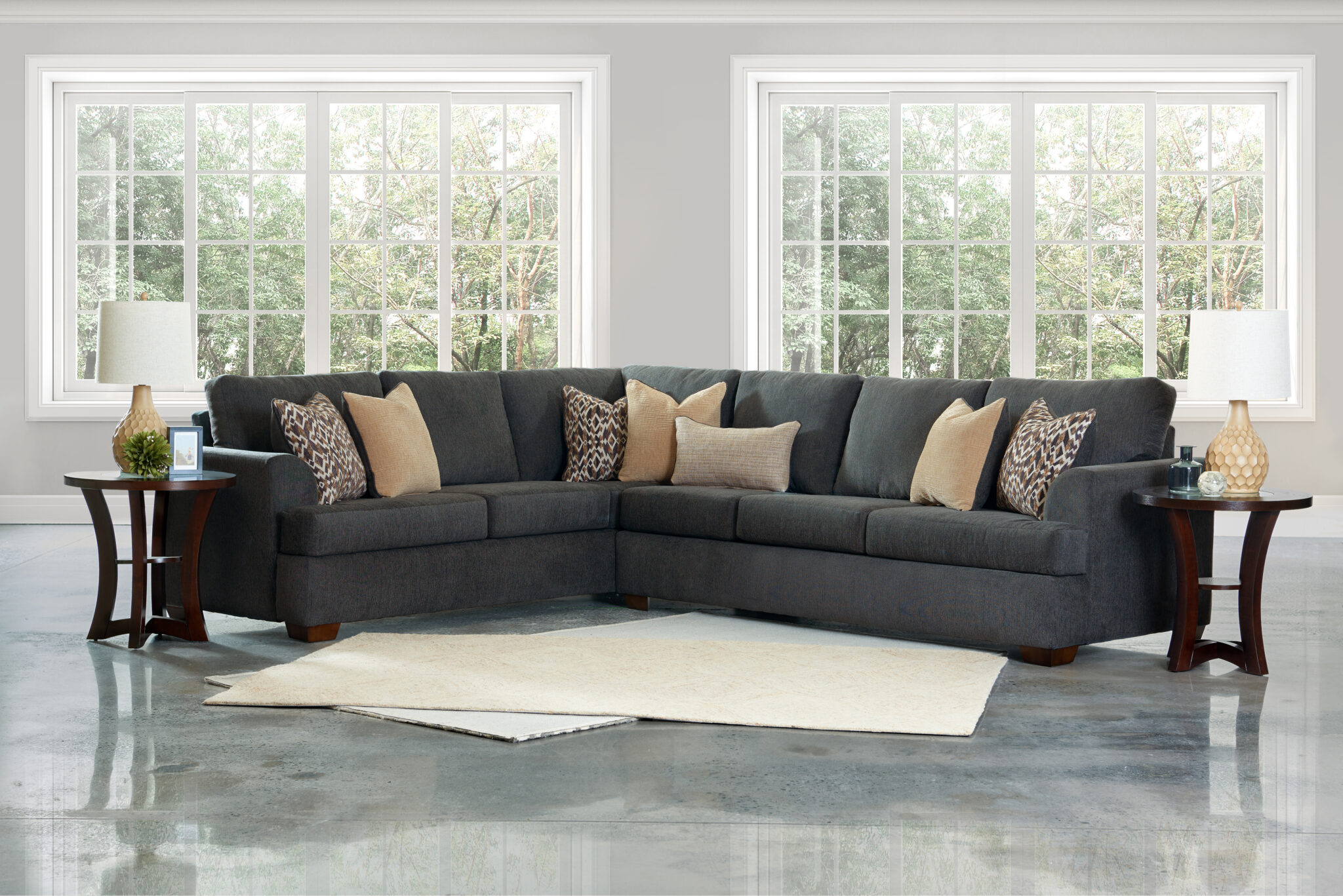 Atwood Sectional Woodhouse Furniture Trinidad