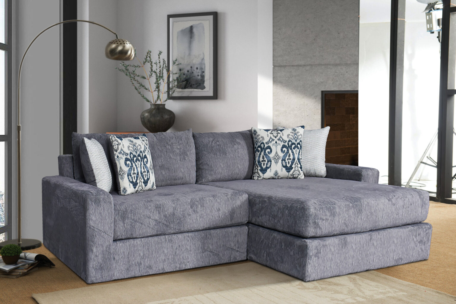 Wayde Sofa Chaise Woodhouse Furniture Trinidad